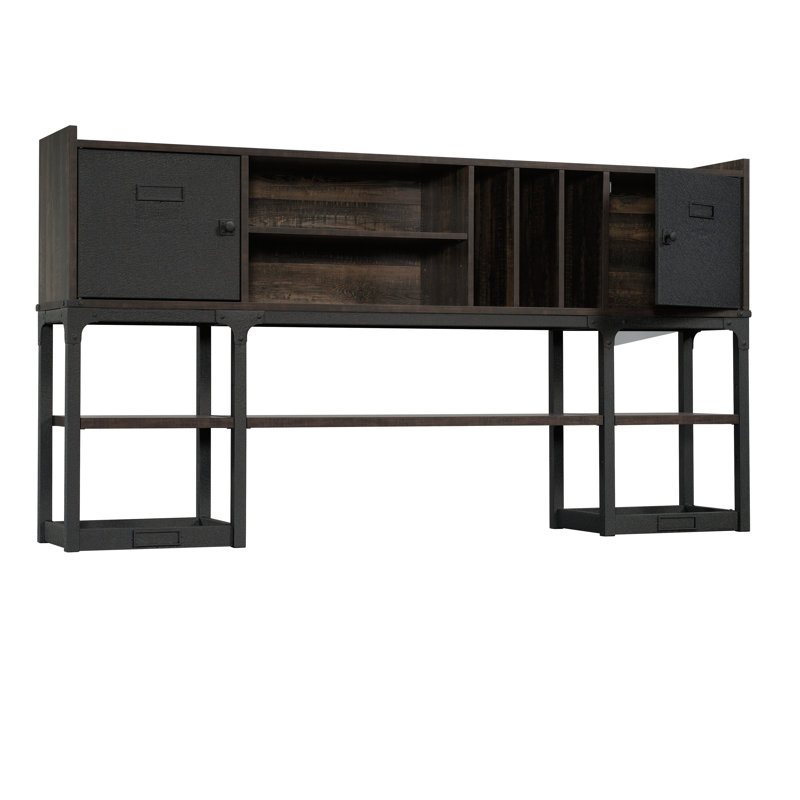 Huche en bois avec rangement dissimulé, brun