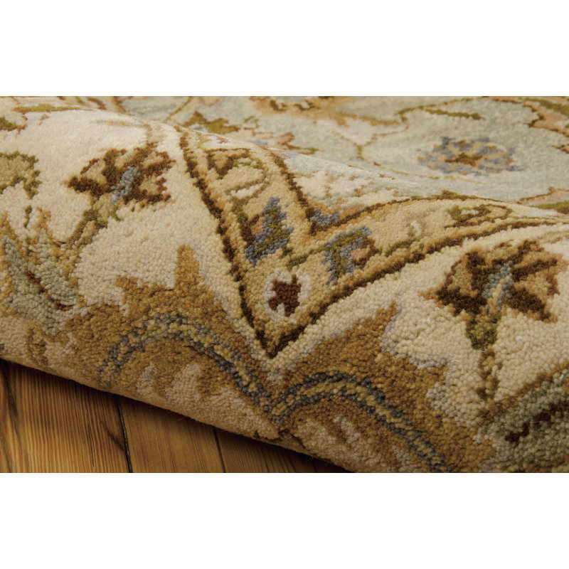 Bassham Wool Oriental Indoor Rug, Runner 2'4" x 8'