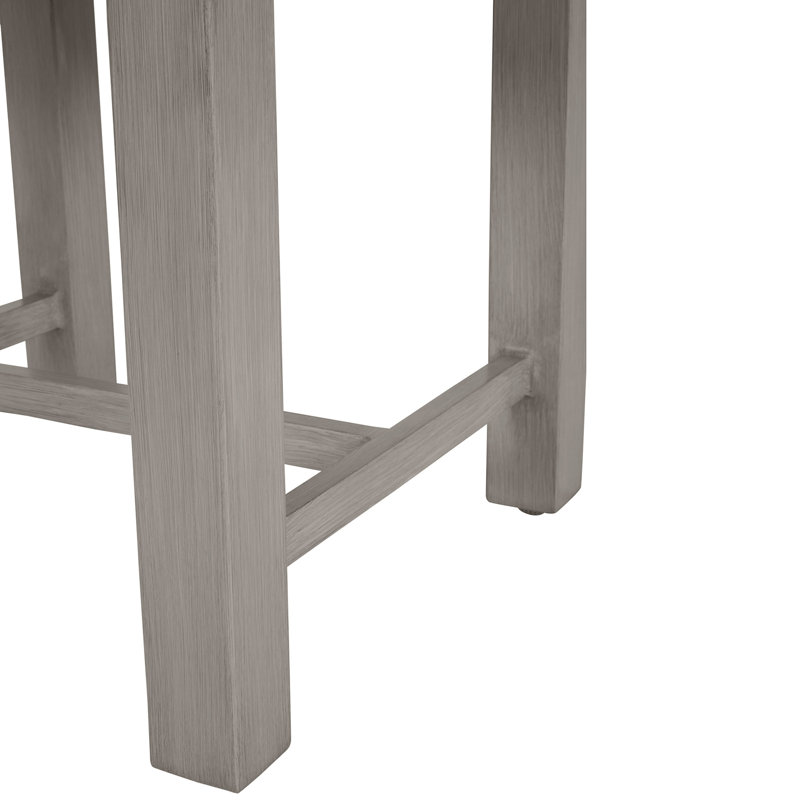 Club Aluminum Outdoor Side Table, Oyster