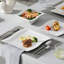 Flora Series, 32-piece Ivory White Porcelain China Dinnerware Set, Service For 8 