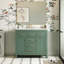 Ensemble de meuble-lavabo 36 po avec lavabo en céramique, armoire de salle de bain simple autoportante moderne avec 4 tiroirs et 2 armoires, armoire de rangement pour la salle de bain-1820379603