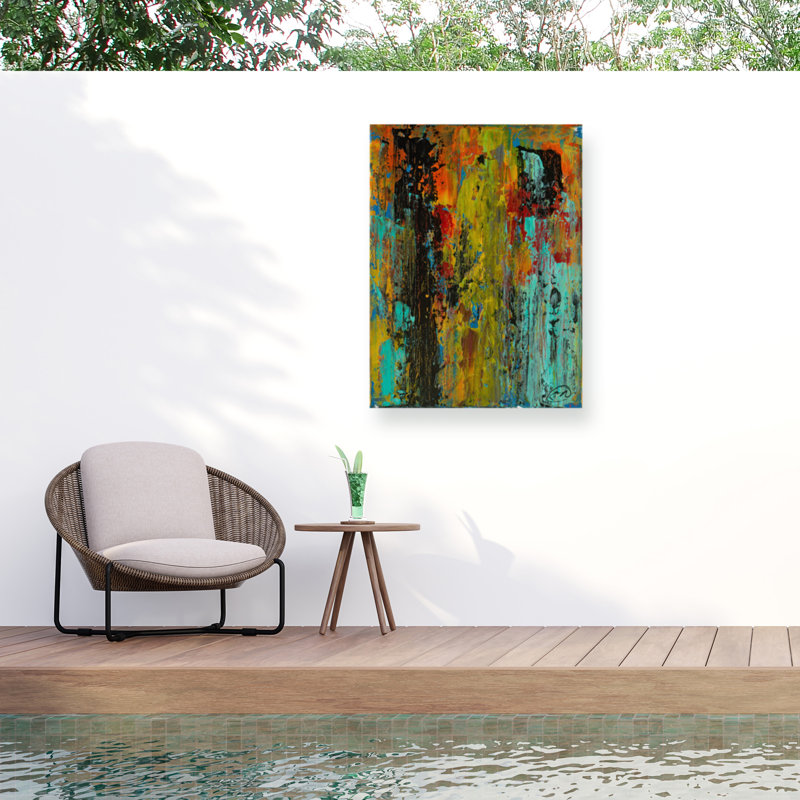 Canvas Abstract Wall Decor, 32" H x 24" W