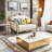 66.93'' Leather Loveseat-99438934
