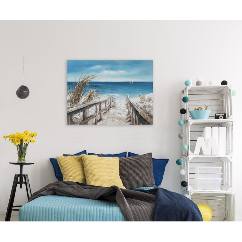 " On The Beach ", 36" H x 48" W x 1.5" D