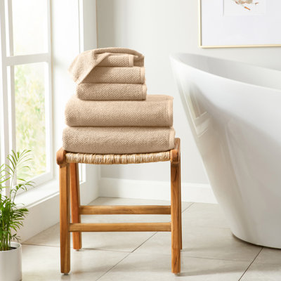Drap de bain 100% coton texturé