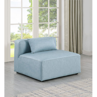 Chaise d'appoint en cuir Iyonnie Vegan
