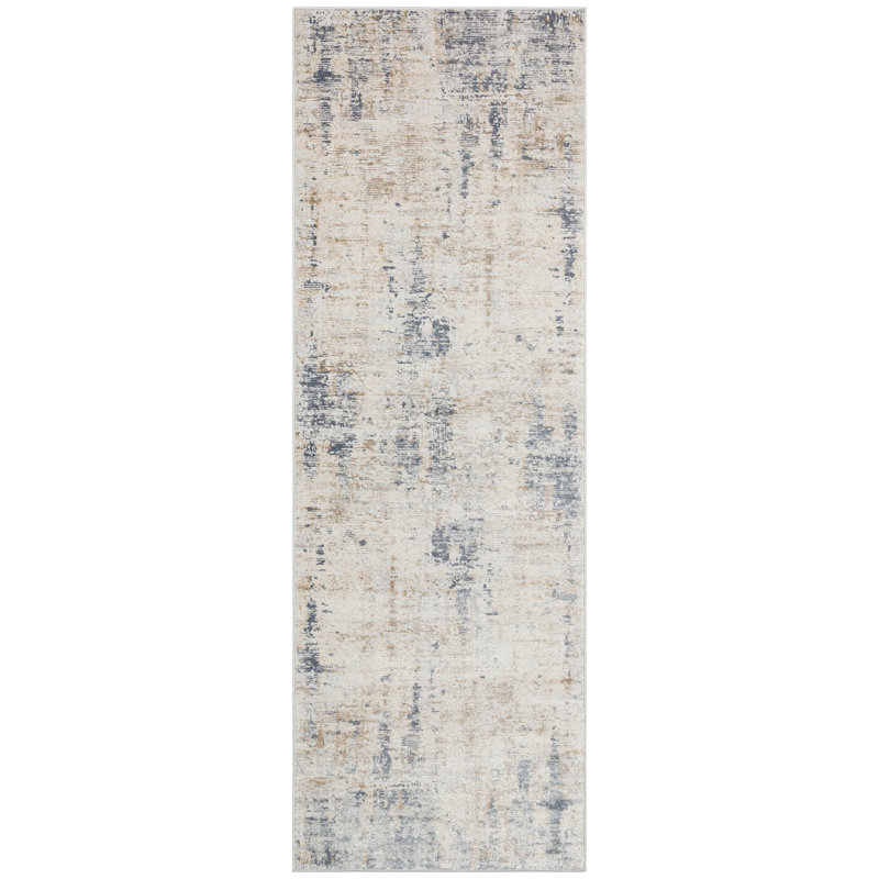 Compas Abstract Area Rug, Runner 80 x 240cm