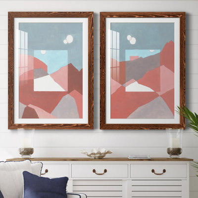 " Desert Dreamscape I " 2 Piece Art Color Photography Painting