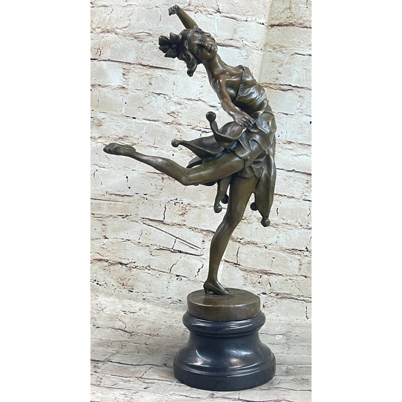 Figurine chef de sculpture en bronze fabriquée à la main par Zach