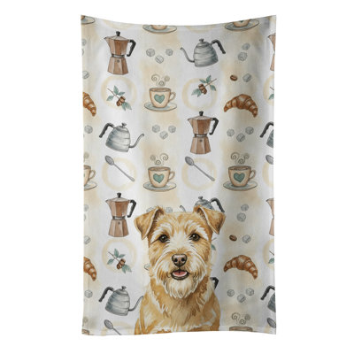 Wheaten Norfolk Terrier Coffee Bar Kitchen Towel