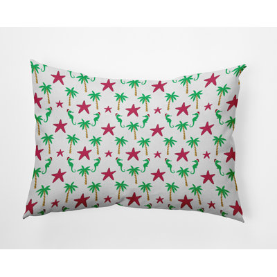 Coussin décoratif intérieur / extérieur Christmas Beach Motif_O5PHAN1595PK22