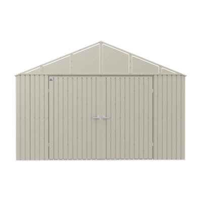 Remise de rangement en acier Elite, 12 x 16, gris froid