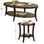 Ensemble de tables basses 3 pièces Blaser-291856010