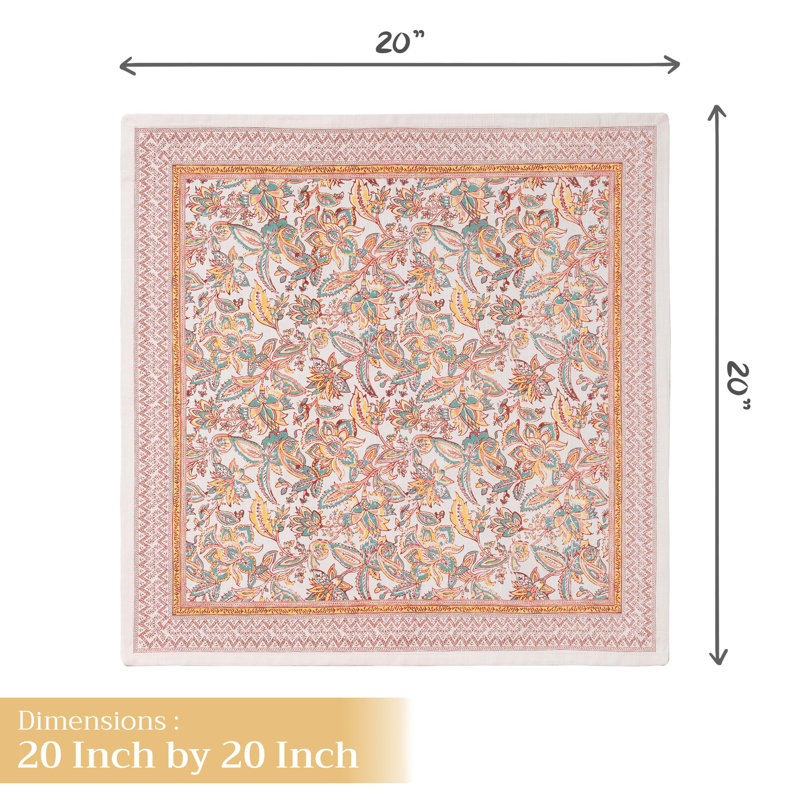 Maison d'Hermine Nila 100% Cotton Napkins - 20" x 20"