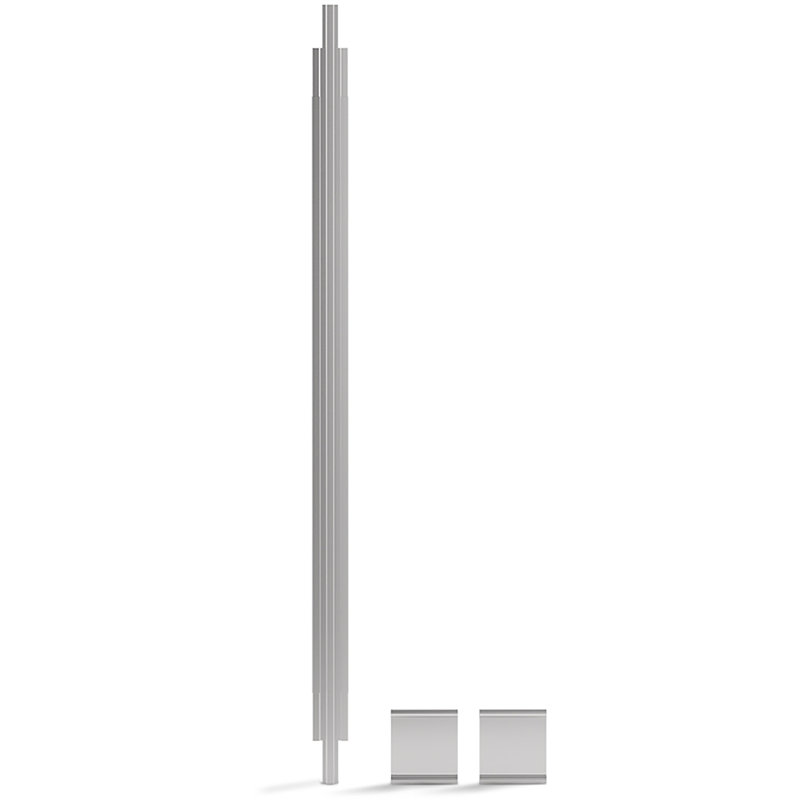 2.25" x 26.14" Surface Cabinet Frameless Medicine Cabinet Joining Kit