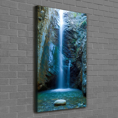 Waterfall - Wrapped Canvas Print