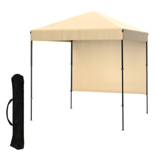 Collapsible Pop Up Outdoor Instant Tent, 2.2x2.2m Garden Canopy with Carry Bag for Patio, Terrace, Camping