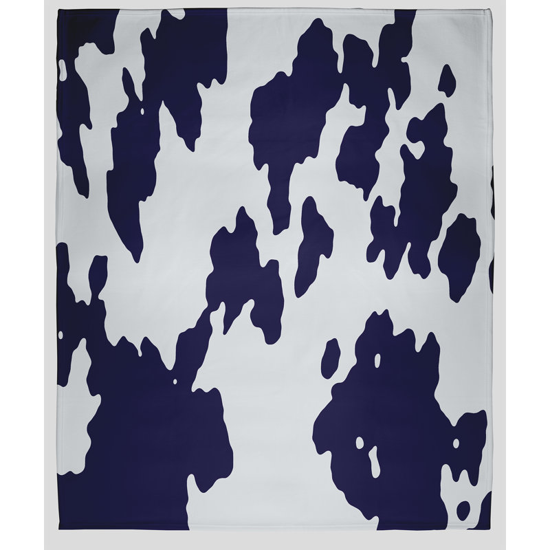 Jeté polaire Animal Magnetism, L 30 po x L 40 po, Bleu marine, 1.75