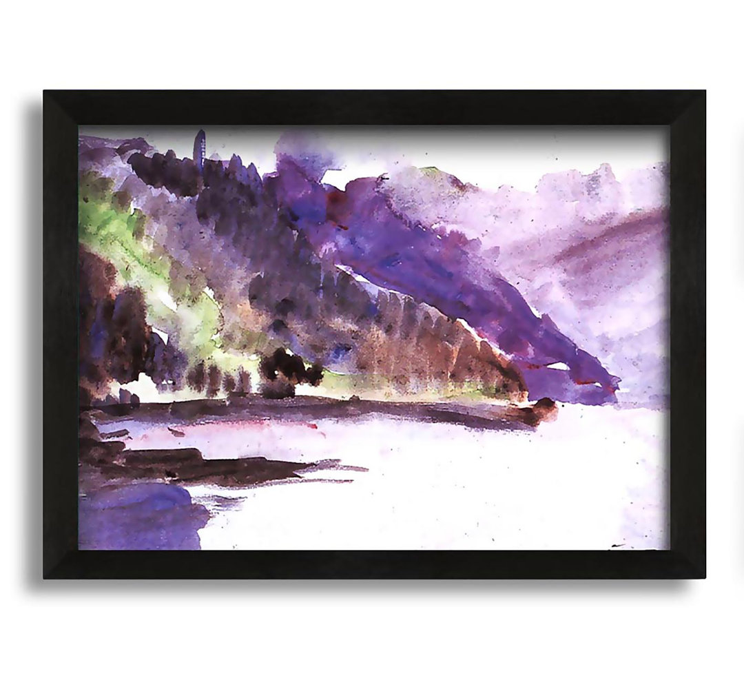 Gerahmtes Leinwandbild Lovis Corinth Walchensee 6