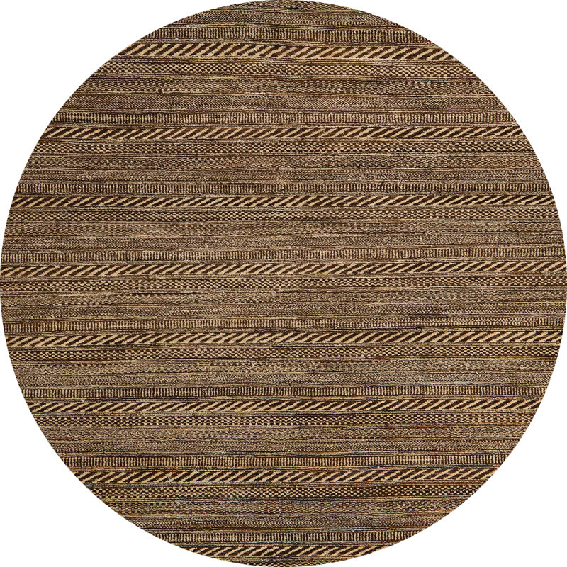 Tapis abstrait moderne 5476, Rond 7 pi