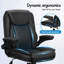 17 Stories Adjustable Faux Leather Swiveling PC & Racing Game Chair-1433815906