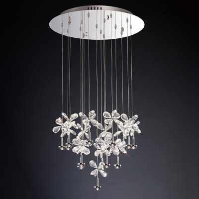 16 - Light Polished Chrome LED Pendant