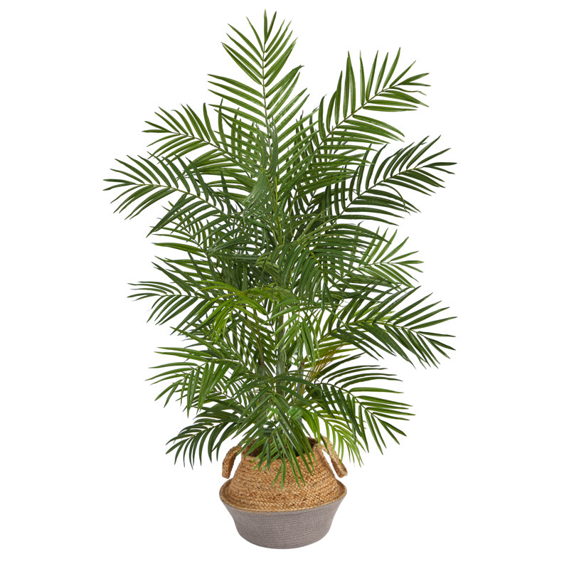 Palmier artificiel 48 po en pot, Mauve