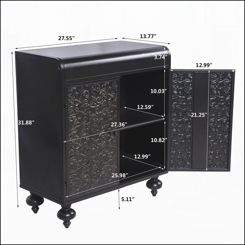 Armoire d'appoint avec 2 portes