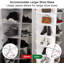 Étagère à chaussures rotative à 8 niveaux, présentoir à chaussures rotatives, range-chaussures