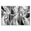 «Gray Abstract Steel Serenade I», reproduction d'art abstrait, collection de 3 pièces-1068538711-1068538709-1068538706