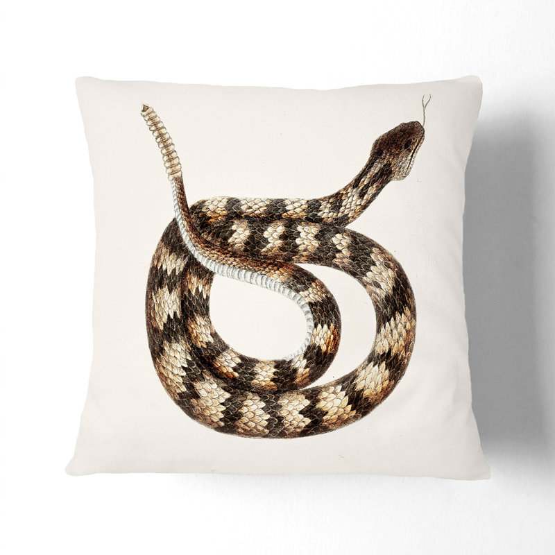 Square Throw Cushion, Black, 40cm H x 40cm W x 15cm D