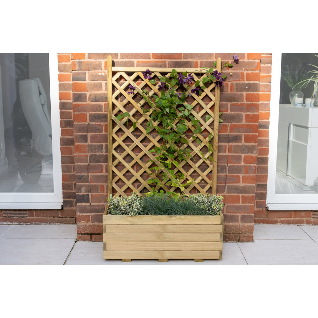 Wood Wall Planter