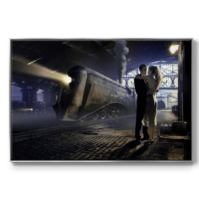 Train Depot, reproduction d'art sur toile
