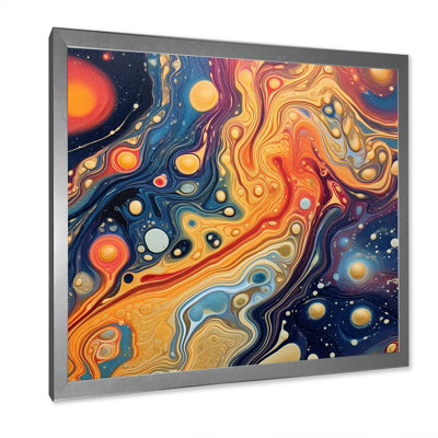 Orange galactique bleu II