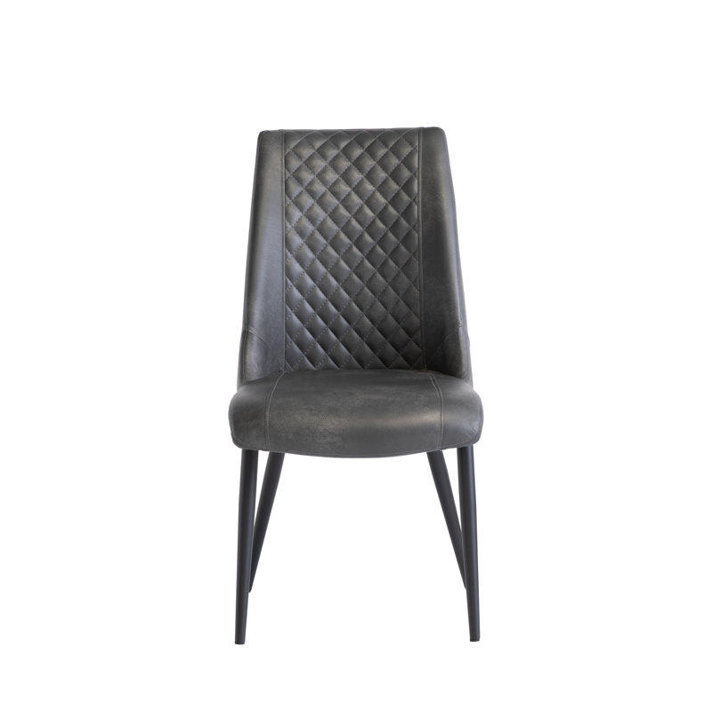 Tolchester 45cm H Upholstered Side Chair in Grey