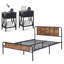 Kempst Steel Piece Bedroom Set-537133074-537133072