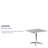 Siward Square Aluminum Smooth Top Indoor-Outdoor Table with Base-1780716200-1851584714