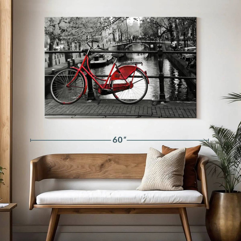 Vélo Mehar Red Amsterdam, H 34 po x l 51 po