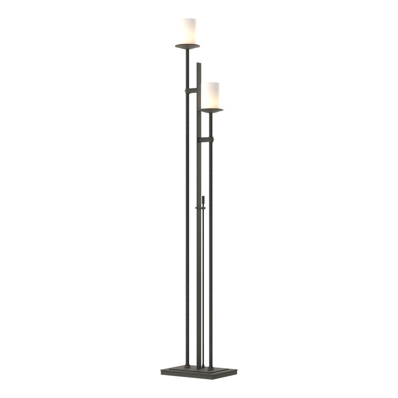 Lampe sur pied 65,8 po Rook, Lron naturel, Opale