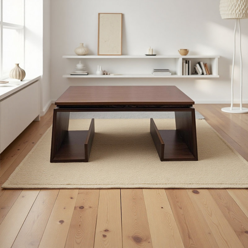 Solid wood elm large desk