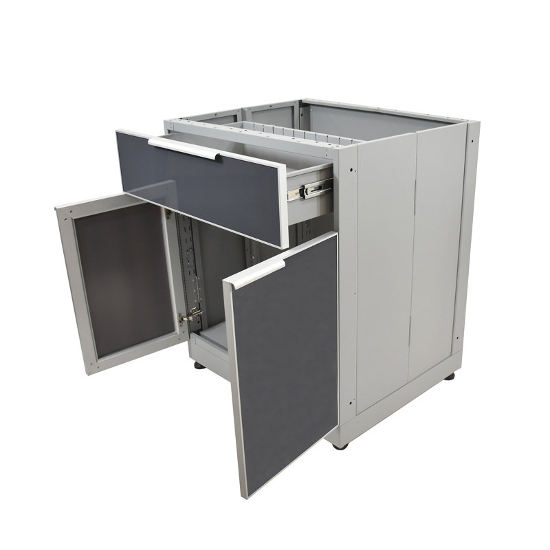 Cuisine d'extérieur combinée 3 pièces 90 "avec évier et robinet Blue Sky Outdoor Living