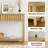 47” Console Table With 2 Drawers, Narrow Sofa Table With Open Storage Shelf For Entrance, Hallway, Living Room-1781739063