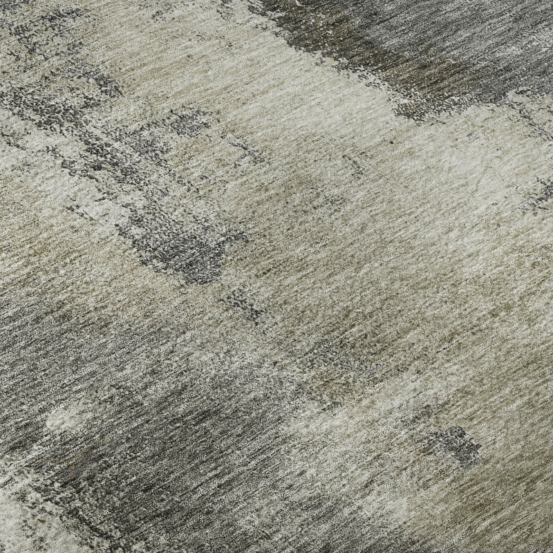 Premium Machine Washable Natoma AMF1068 Modern Rug, Round 8'