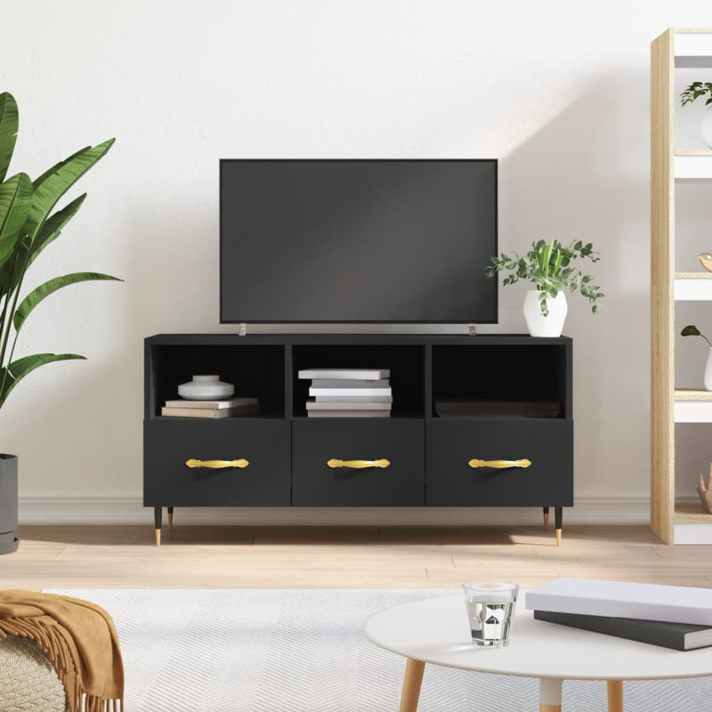 Hardrick TV Stand for TVs up to 43", Black