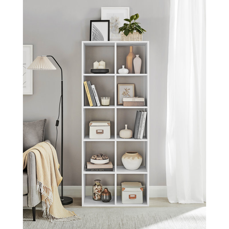 Annahbella 66cm W Manufactured Wood Shelving Unit, White