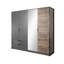 Agile 4 Door Manufactured Wood Wardrobe