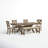 Veliz Extendable Trestle Dining Set