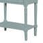 Console H 31 po avec 3 tiroirs et tablette, structure en bois massif-6291402