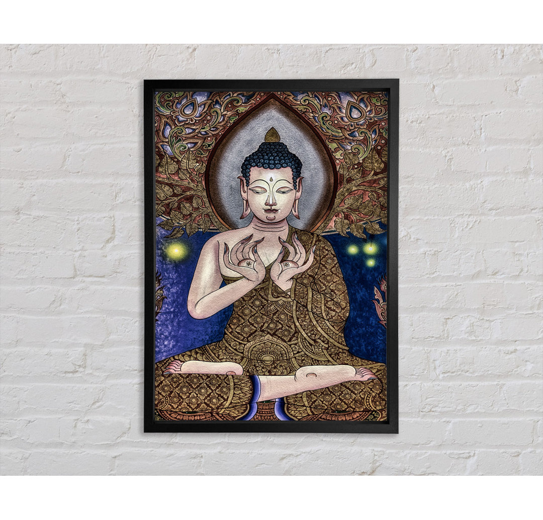 Buddha 31 - Einzelner Bilderrahmen Kunstdrucke auf Leinwand