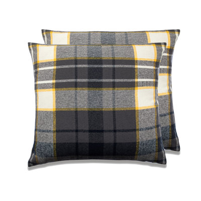 Manhattan Checkered Throw Pillow